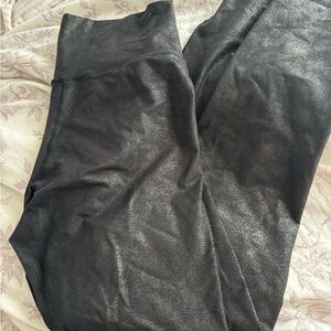 AERIE Black Shimmer Leggings